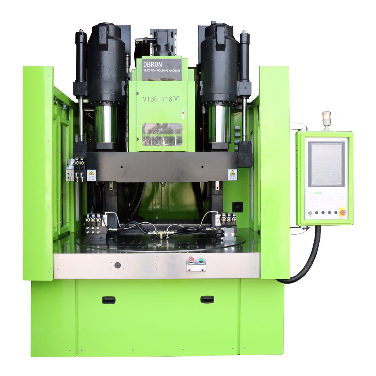 WL-A08004-A04PDU組件 產(chǎn)品厚度1-3mm，一體注塑成型轉(zhuǎn)盤注塑機(jī)展示160T